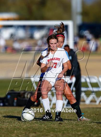 Thumbnail 3 in Rosary Academy vs Villa Park (Reach 11 Arizona Showcase) photogallery.