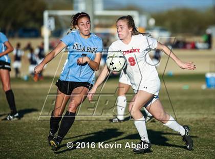 Thumbnail 3 in Rosary Academy vs Villa Park (Reach 11 Arizona Showcase) photogallery.