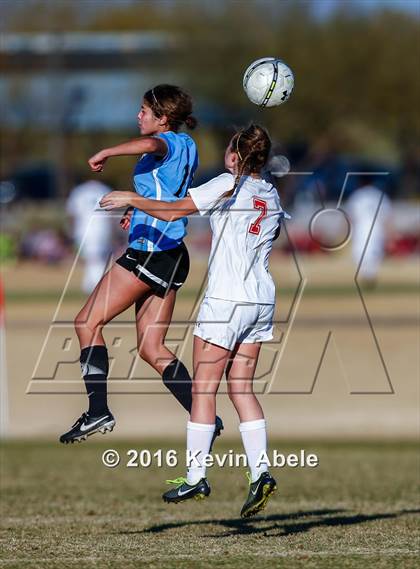 Thumbnail 2 in Rosary Academy vs Villa Park (Reach 11 Arizona Showcase) photogallery.