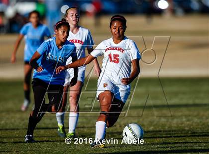 Thumbnail 1 in Rosary Academy vs Villa Park (Reach 11 Arizona Showcase) photogallery.