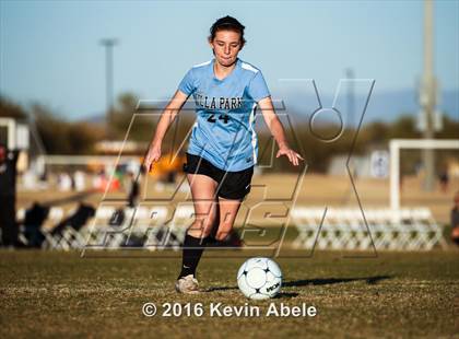 Thumbnail 1 in Rosary Academy vs Villa Park (Reach 11 Arizona Showcase) photogallery.