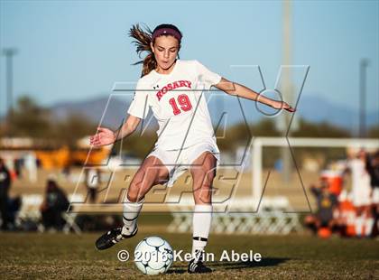 Thumbnail 1 in Rosary Academy vs Villa Park (Reach 11 Arizona Showcase) photogallery.