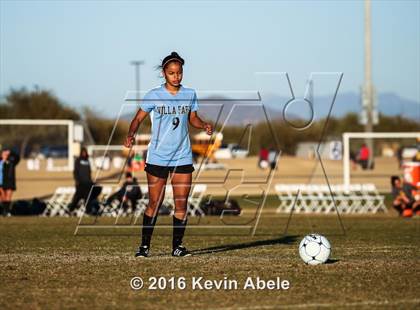 Thumbnail 2 in Rosary Academy vs Villa Park (Reach 11 Arizona Showcase) photogallery.