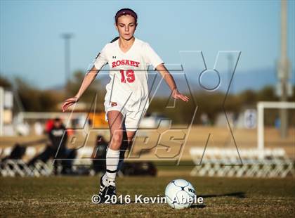 Thumbnail 2 in Rosary Academy vs Villa Park (Reach 11 Arizona Showcase) photogallery.