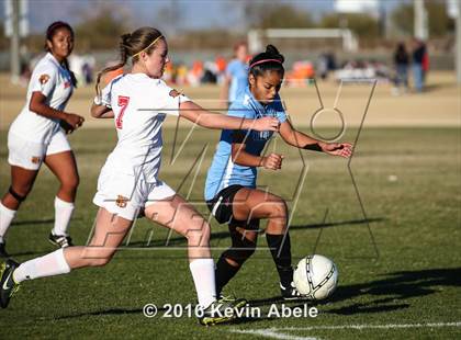 Thumbnail 2 in Rosary Academy vs Villa Park (Reach 11 Arizona Showcase) photogallery.