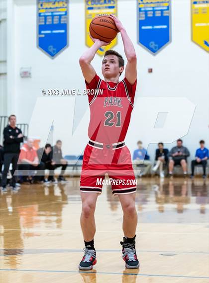 Thumbnail 2 in Park Tudor vs. Indianapolis Scecina Memorial (IHSAA 2A Regional 21 Championship)  photogallery.