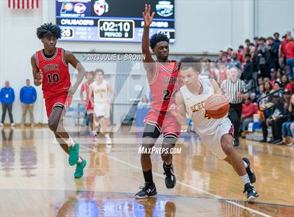 Thumbnail 1 in Park Tudor vs. Indianapolis Scecina Memorial (IHSAA 2A Regional 21 Championship)  photogallery.