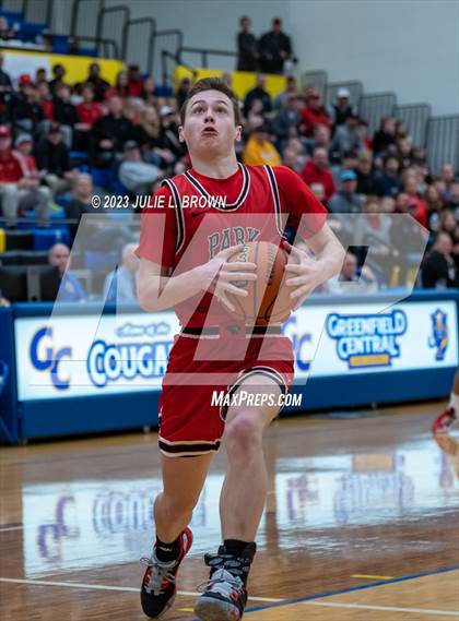 Thumbnail 2 in Park Tudor vs. Indianapolis Scecina Memorial (IHSAA 2A Regional 21 Championship)  photogallery.