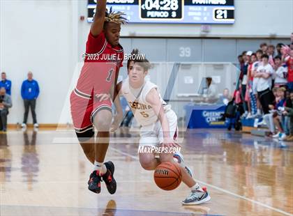 Thumbnail 2 in Park Tudor vs. Indianapolis Scecina Memorial (IHSAA 2A Regional 21 Championship)  photogallery.