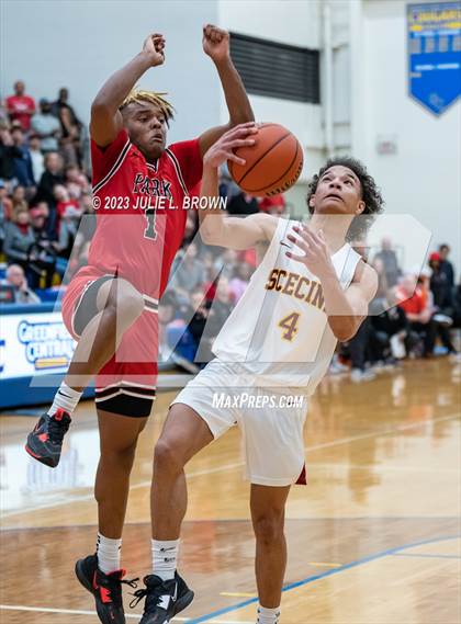 Thumbnail 2 in Park Tudor vs. Indianapolis Scecina Memorial (IHSAA 2A Regional 21 Championship)  photogallery.