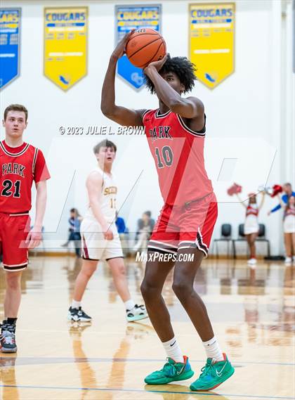 Thumbnail 2 in Park Tudor vs. Indianapolis Scecina Memorial (IHSAA 2A Regional 21 Championship)  photogallery.