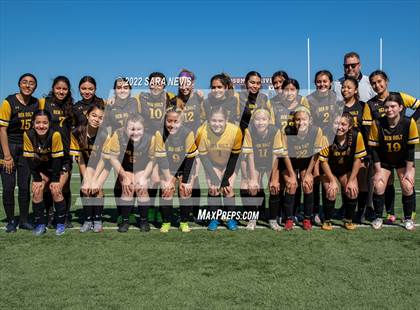 Thumbnail 2 in Ben Holt College Prep Academy vs. Mariposa County (CIF SJS D6 Final) photogallery.