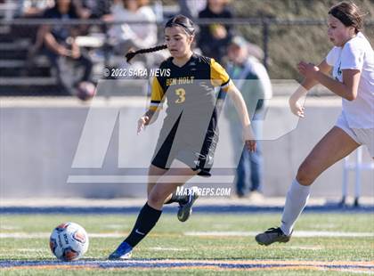 Thumbnail 2 in Ben Holt College Prep Academy vs. Mariposa County (CIF SJS D6 Final) photogallery.