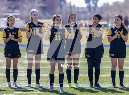 Thumbnail 2 in Ben Holt College Prep Academy vs. Mariposa County (CIF SJS D6 Final) photogallery.