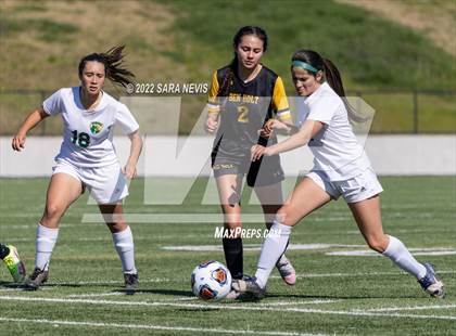 Thumbnail 2 in Ben Holt College Prep Academy vs. Mariposa County (CIF SJS D6 Final) photogallery.