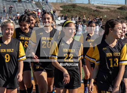 Thumbnail 3 in Ben Holt College Prep Academy vs. Mariposa County (CIF SJS D6 Final) photogallery.