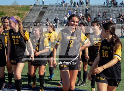 Thumbnail 2 in Ben Holt College Prep Academy vs. Mariposa County (CIF SJS D6 Final) photogallery.