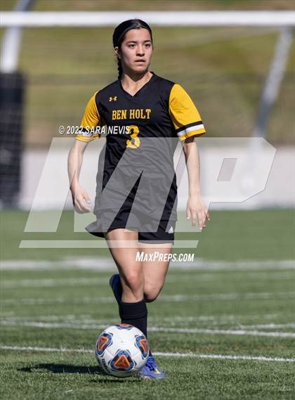 Thumbnail 3 in Ben Holt College Prep Academy vs. Mariposa County (CIF SJS D6 Final) photogallery.