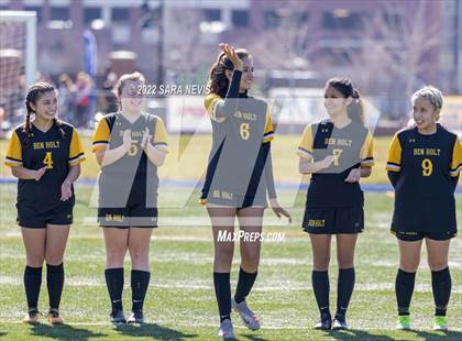 Thumbnail 3 in Ben Holt College Prep Academy vs. Mariposa County (CIF SJS D6 Final) photogallery.