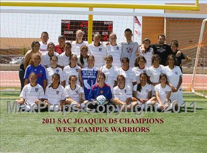 Thumbnail 1 in West Campus vs Calaveras (CIF SJS D5 Final) photogallery.