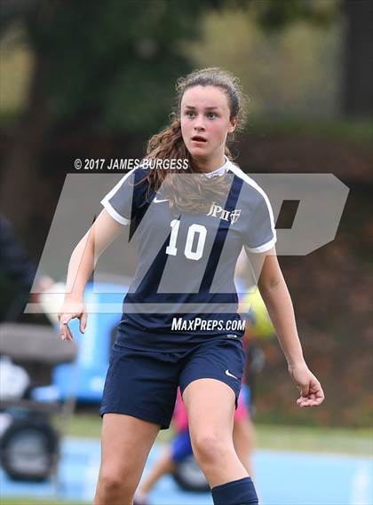Thumbnail 3 in Girls Prep vs Pope John Paul II photogallery.