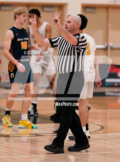 Thumbnail 1 in Oak Ridge vs. Vanden (Simply Basketball Showcase) photogallery.