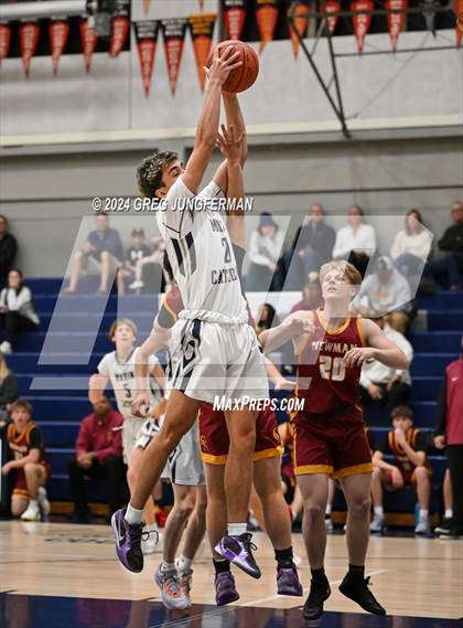 Thumbnail 2 in Cardinal Newman @ Marin Catholic (Foundation Game) photogallery.