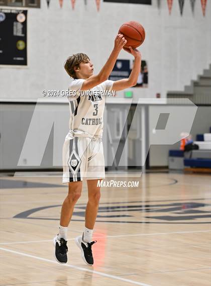 Thumbnail 3 in Cardinal Newman @ Marin Catholic (Foundation Game) photogallery.