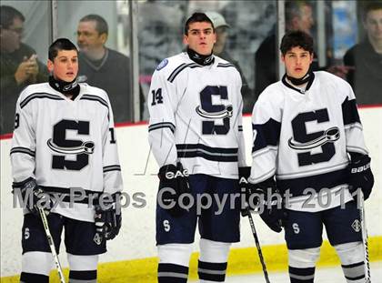 Thumbnail 2 in St. Bernard/Bacon/NFA vs. Staples/Weston/Shelton (CIAC Division 3 Quarterfinal) photogallery.