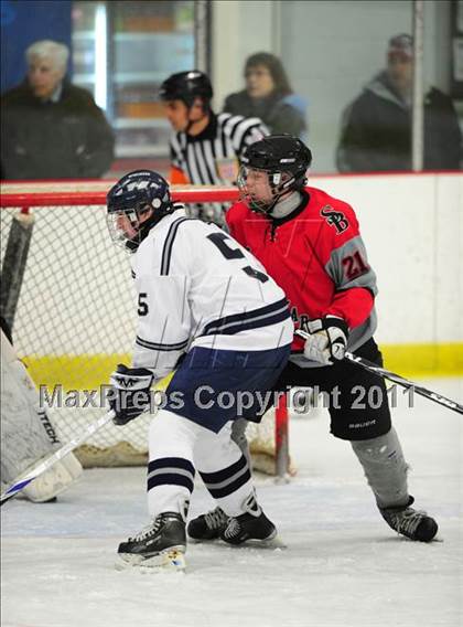 Thumbnail 2 in St. Bernard/Bacon/NFA vs. Staples/Weston/Shelton (CIAC Division 3 Quarterfinal) photogallery.