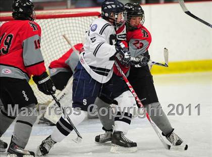 Thumbnail 2 in St. Bernard/Bacon/NFA vs. Staples/Weston/Shelton (CIAC Division 3 Quarterfinal) photogallery.