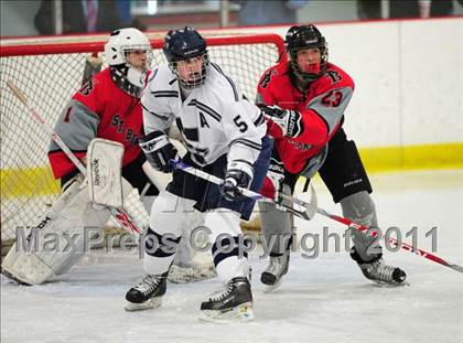 Thumbnail 2 in St. Bernard/Bacon/NFA vs. Staples/Weston/Shelton (CIAC Division 3 Quarterfinal) photogallery.