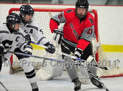 Thumbnail 2 in St. Bernard/Bacon/NFA vs. Staples/Weston/Shelton (CIAC Division 3 Quarterfinal) photogallery.