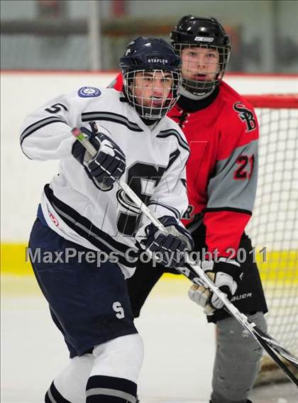 Thumbnail 2 in St. Bernard/Bacon/NFA vs. Staples/Weston/Shelton (CIAC Division 3 Quarterfinal) photogallery.