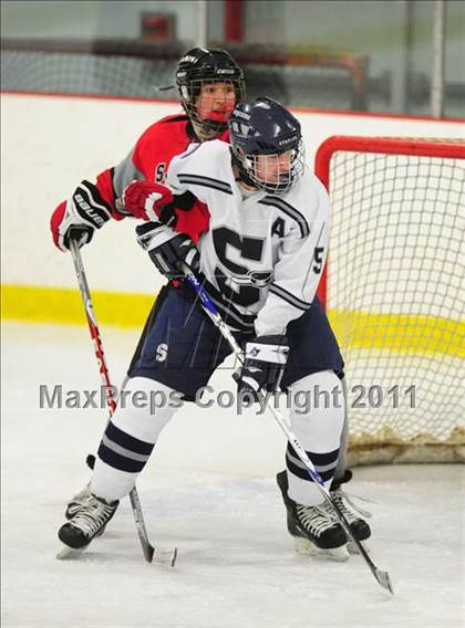 Thumbnail 1 in St. Bernard/Bacon/NFA vs. Staples/Weston/Shelton (CIAC Division 3 Quarterfinal) photogallery.