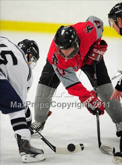 Thumbnail 1 in St. Bernard/Bacon/NFA vs. Staples/Weston/Shelton (CIAC Division 3 Quarterfinal) photogallery.