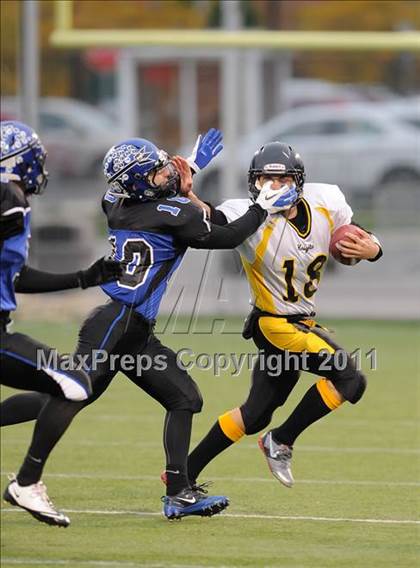 Thumbnail 1 in Brockport vs. McQuaid Jesuit (Section V Class A Semifinals) photogallery.