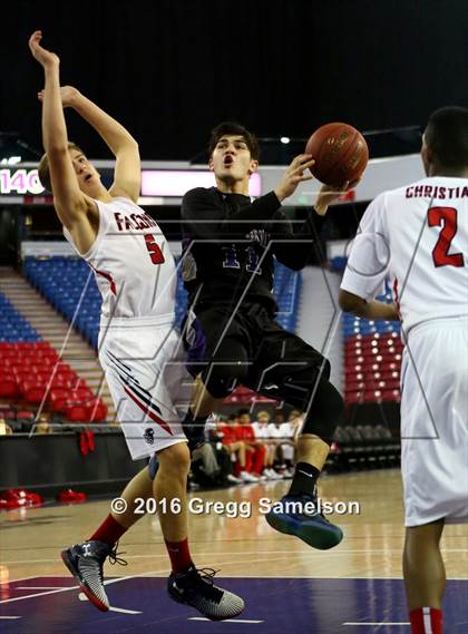 Thumbnail 1 in Redding Christian vs. Vacaville Christian photogallery.