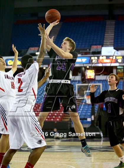Thumbnail 1 in Redding Christian vs. Vacaville Christian photogallery.