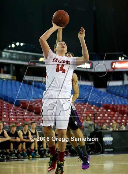 Thumbnail 1 in Redding Christian vs. Vacaville Christian photogallery.