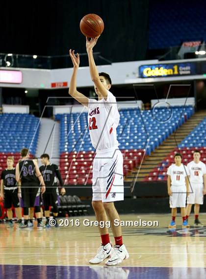 Thumbnail 1 in Redding Christian vs. Vacaville Christian photogallery.