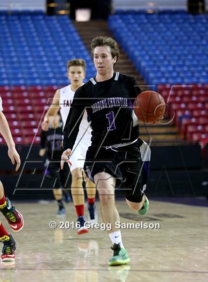 Thumbnail 1 in Redding Christian vs. Vacaville Christian photogallery.