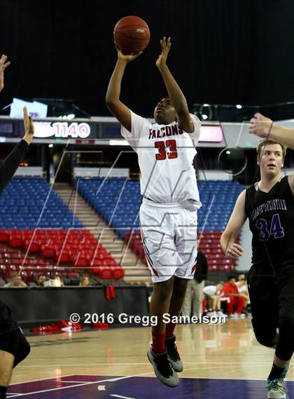 Thumbnail 2 in Redding Christian vs. Vacaville Christian photogallery.