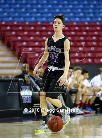 Thumbnail 2 in Redding Christian vs. Vacaville Christian photogallery.