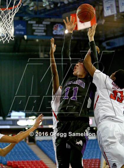 Thumbnail 1 in Redding Christian vs. Vacaville Christian photogallery.
