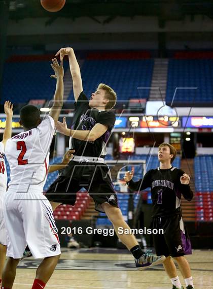 Thumbnail 2 in Redding Christian vs. Vacaville Christian photogallery.