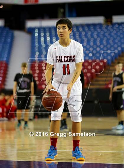 Thumbnail 2 in Redding Christian vs. Vacaville Christian photogallery.