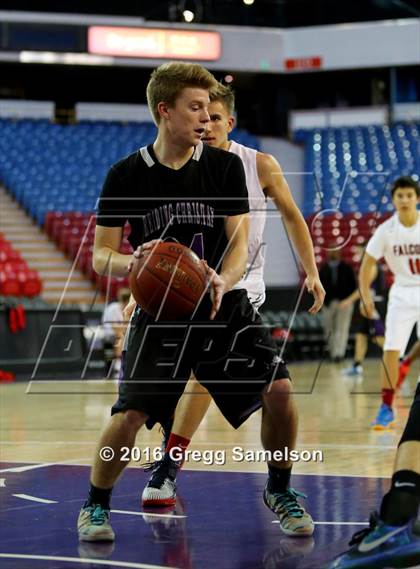 Thumbnail 2 in Redding Christian vs. Vacaville Christian photogallery.