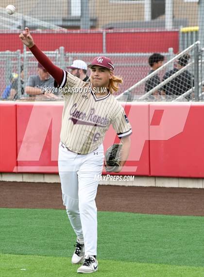 Thumbnail 3 in Cinco Ranch vs Stratford (UIL Baseball 6A Region 3 Area) photogallery.