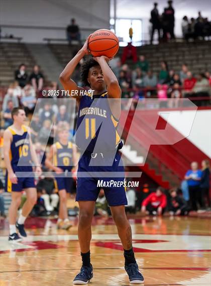 Thumbnail 3 in Mooresville vs. Lawrence North (IHSAA 4A Regional) photogallery.